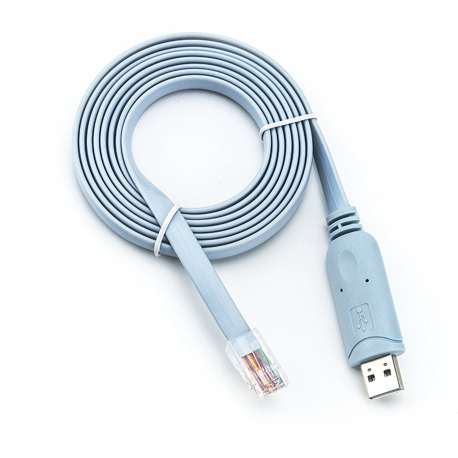 6" FTDI FT232R chip / USB to RJ45 Console Cable
