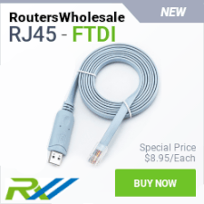 Console cable RJ45/DB9